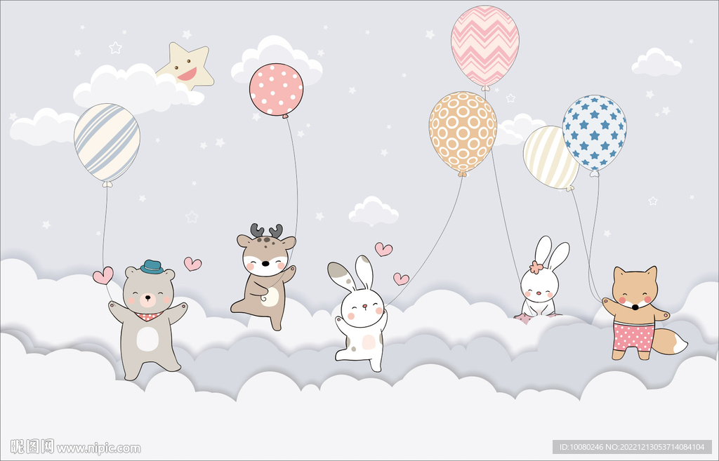  壁画壁纸 儿童房