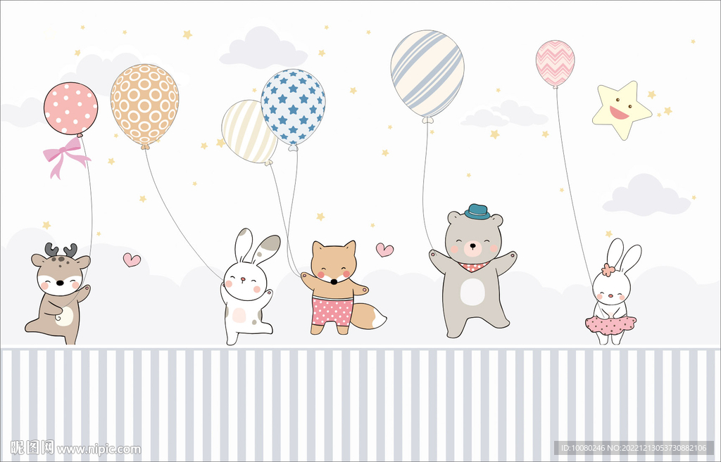  壁画壁纸 儿童房