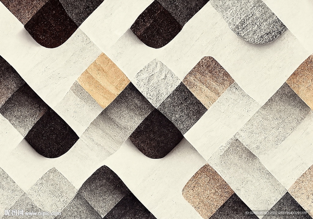 现代简约抽象几何地毯地垫