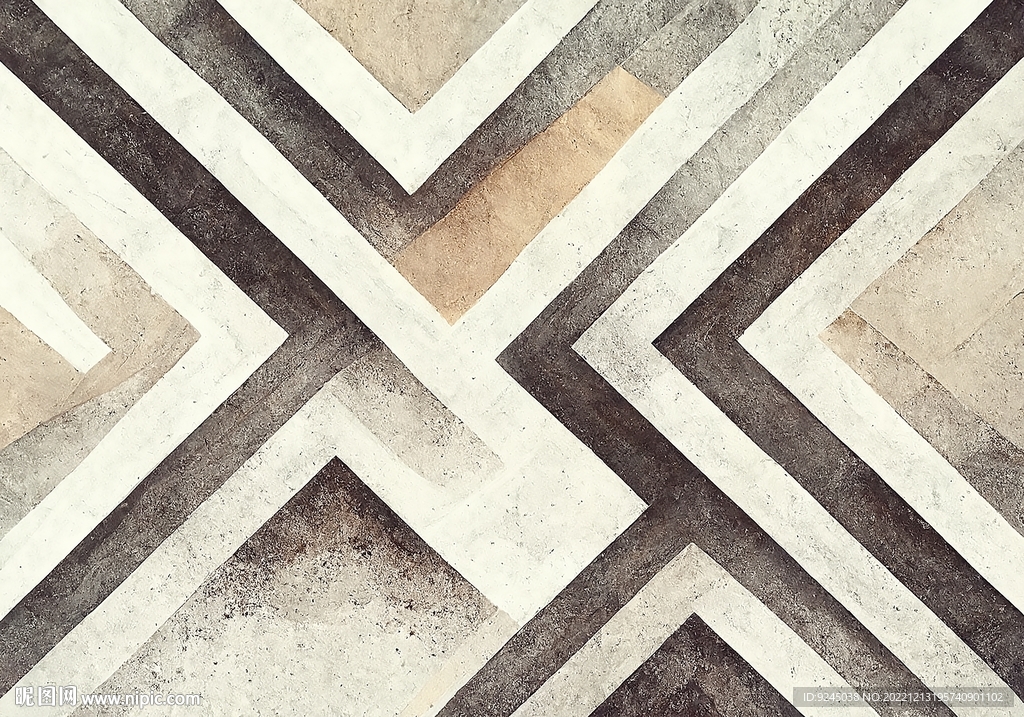 现代简约抽象几何地毯地垫