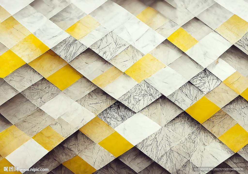 现代简约暖色抽象几何地毯地垫