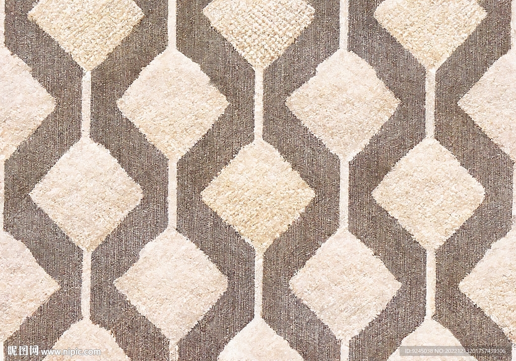 现代简约抽象几何复古地毯地垫