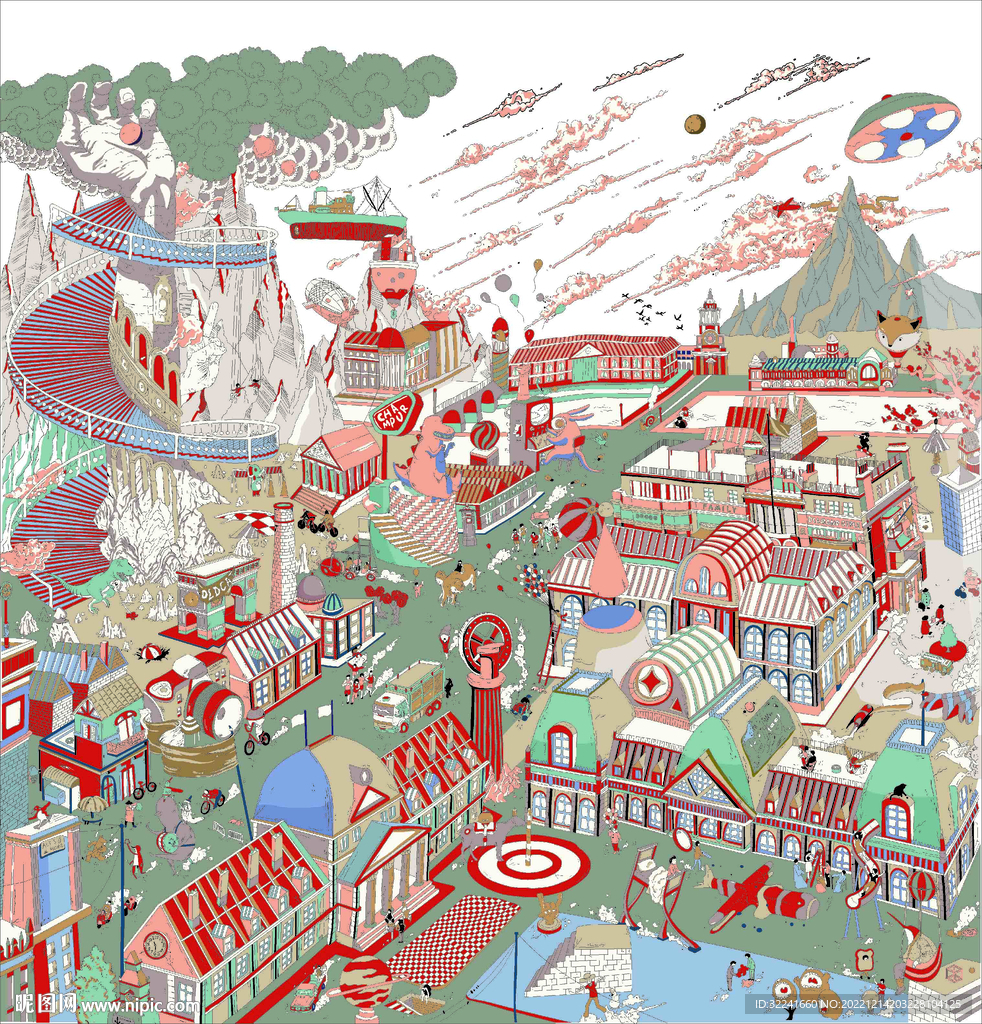 天空之城 金昌分色