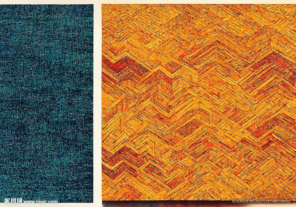 现代简约抽象几何轻奢地毯地垫