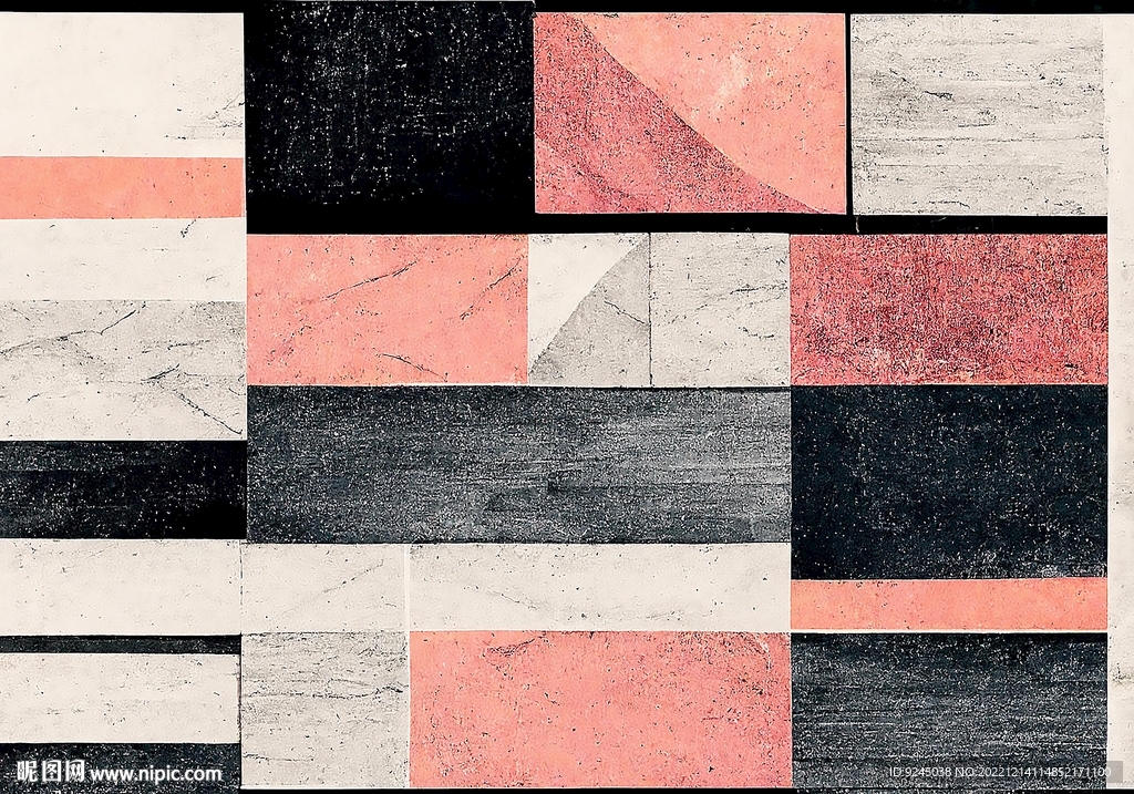 现代简约抽象几何复古客厅地毯