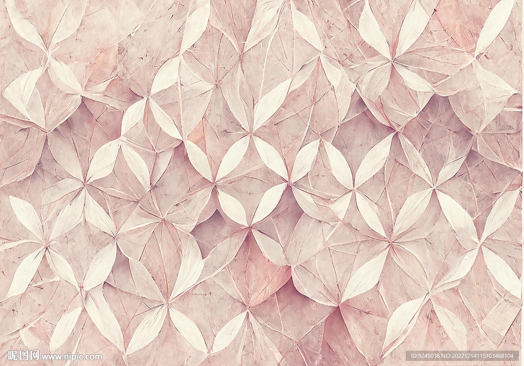 现代简约几何粉色淡雅地毯地垫