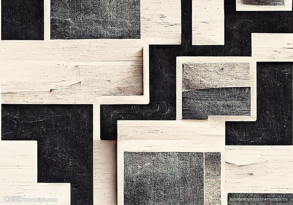 现代简约抽象几何复古客厅地毯