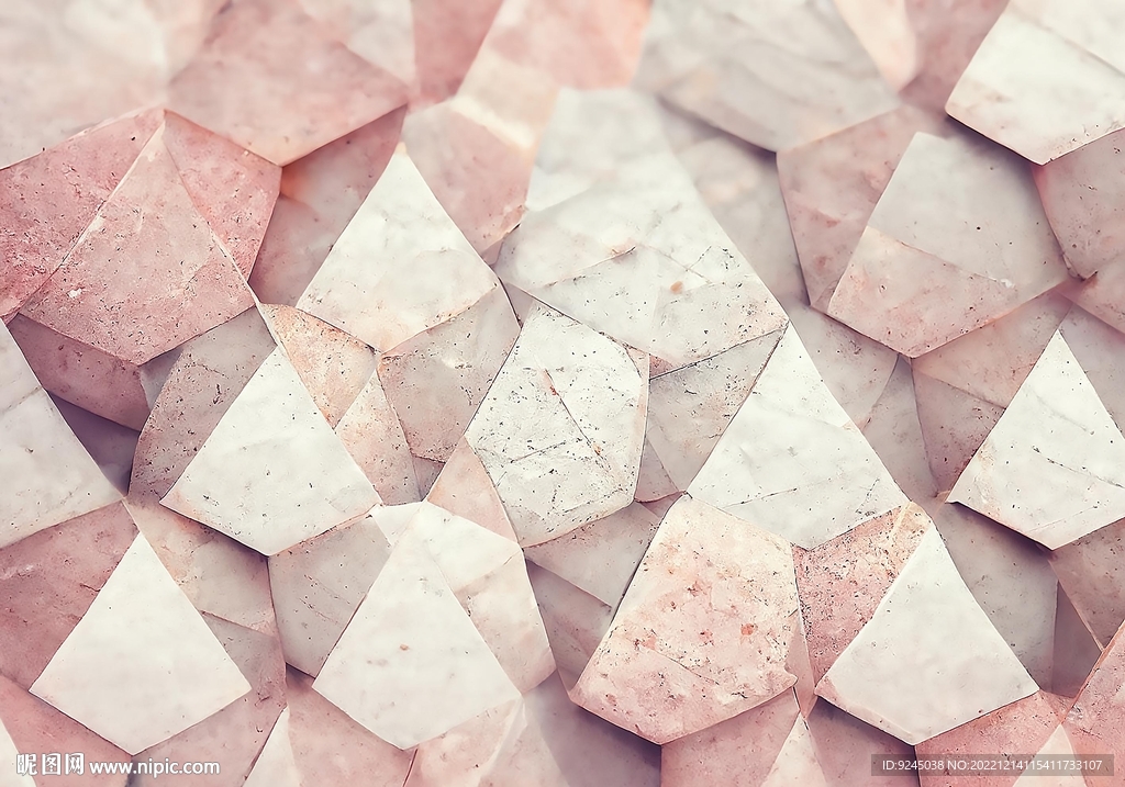 现代简约几何粉色淡雅地毯地垫