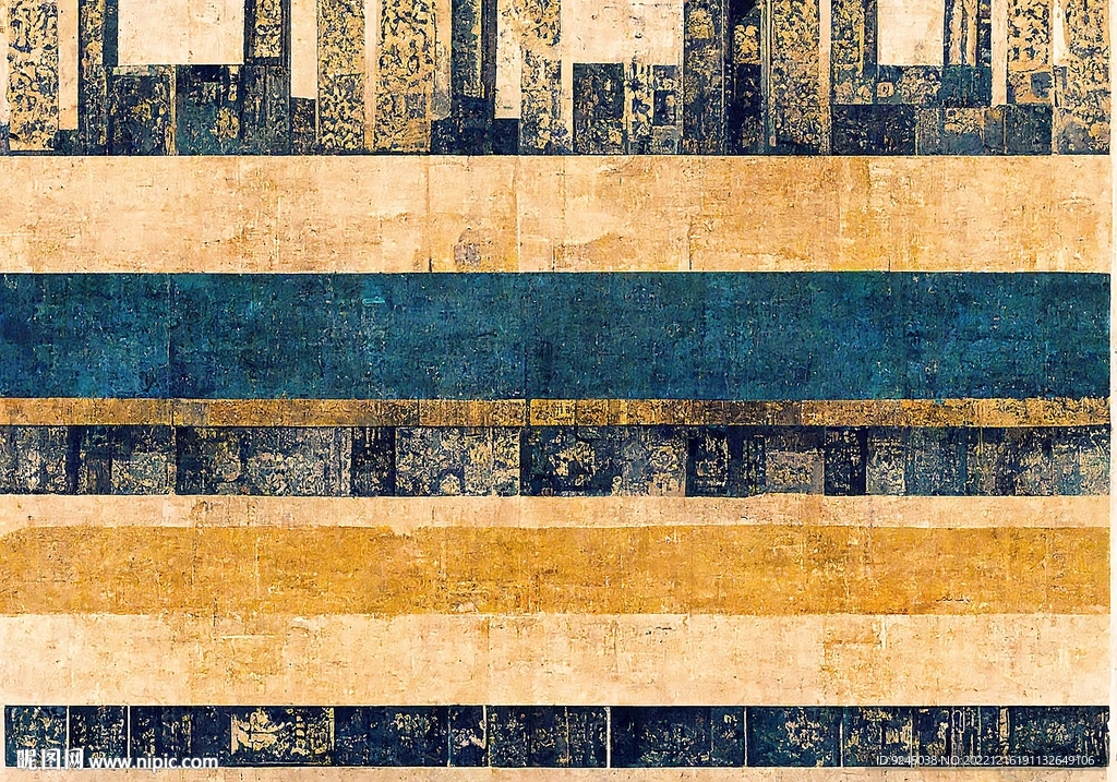 现代简约抽象几何线条轻奢地毯