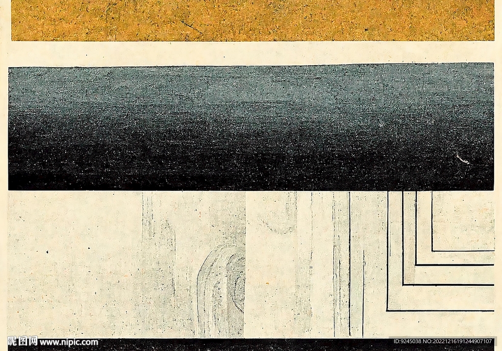 现代简约抽象几何线条轻奢地毯