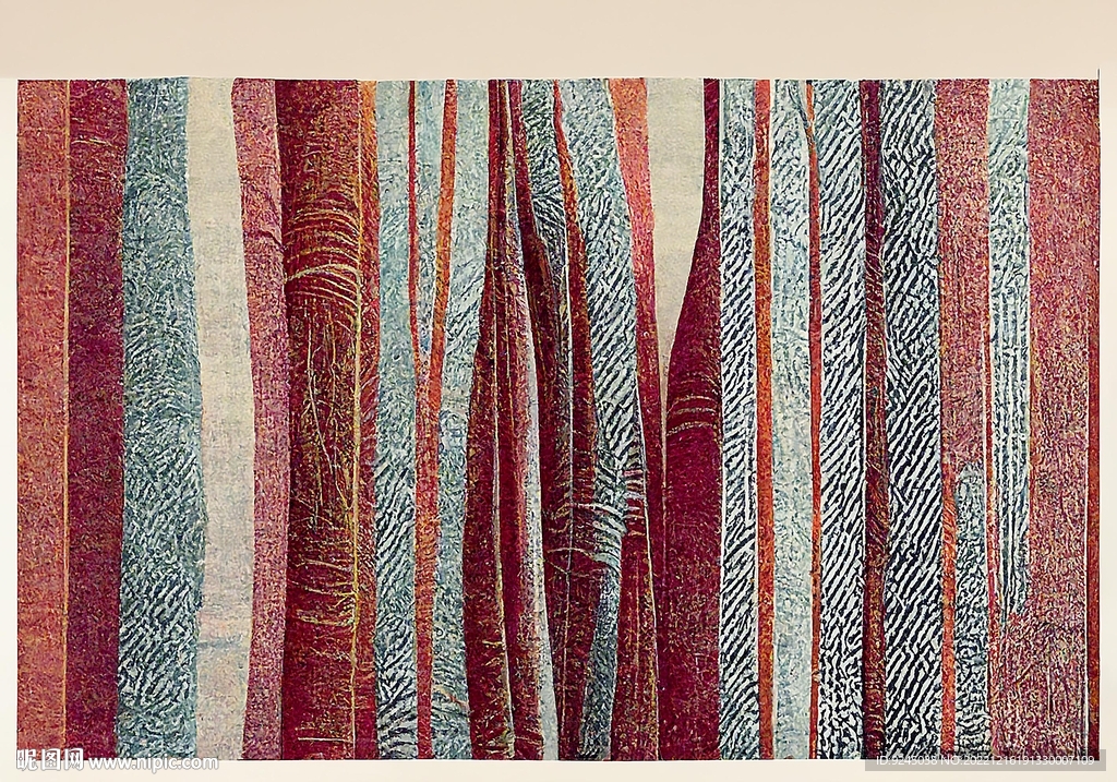 现代简约抽象几何线条轻奢地毯地