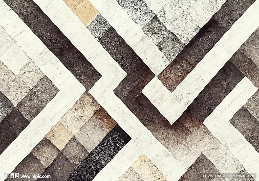 现代简约几何轻奢地毯地毯地垫