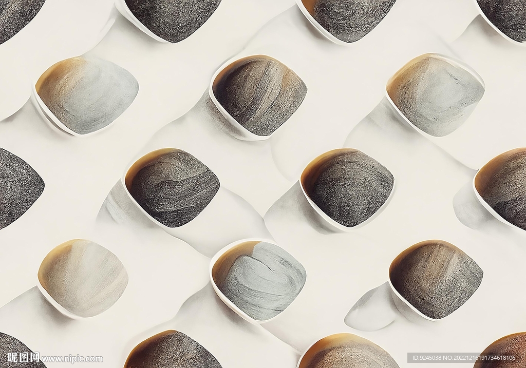 现代简约几何轻奢地毯地毯地垫