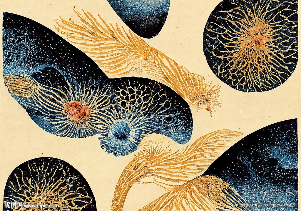 轻奢现代抽象复古花纹地毯地垫