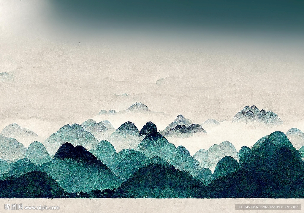 抽象水墨艺术地毯