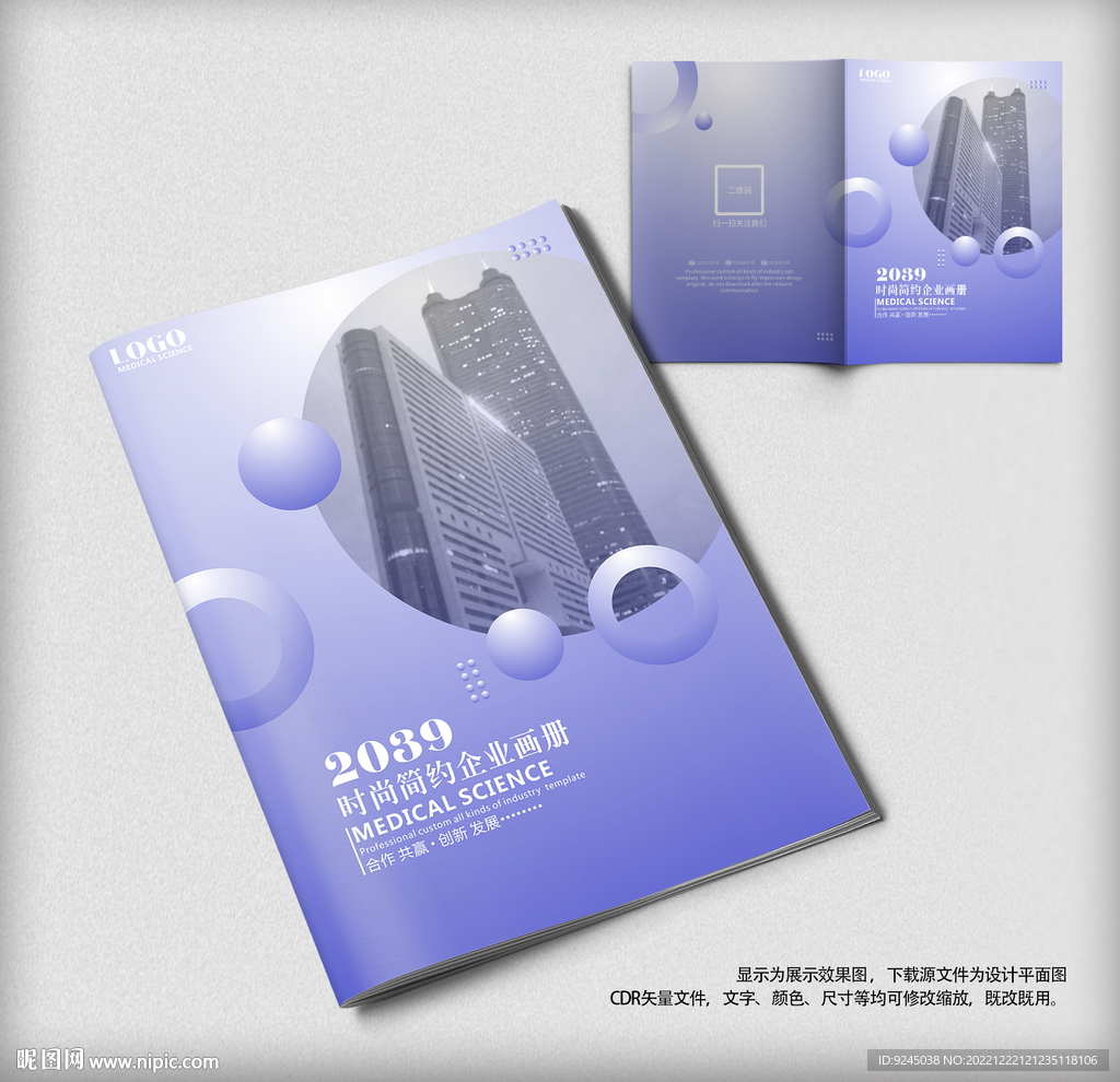 高端大气企业宣传画册封面设计