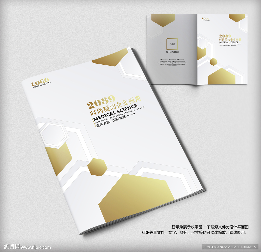 高端大气招商投资画册封面设计