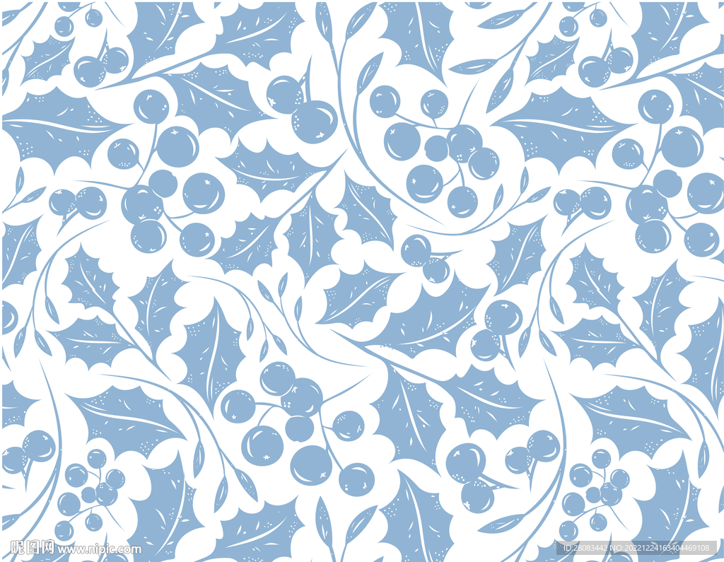 植物叶子四方连续