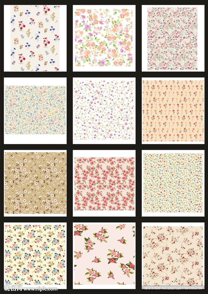 花卉四方连续图片