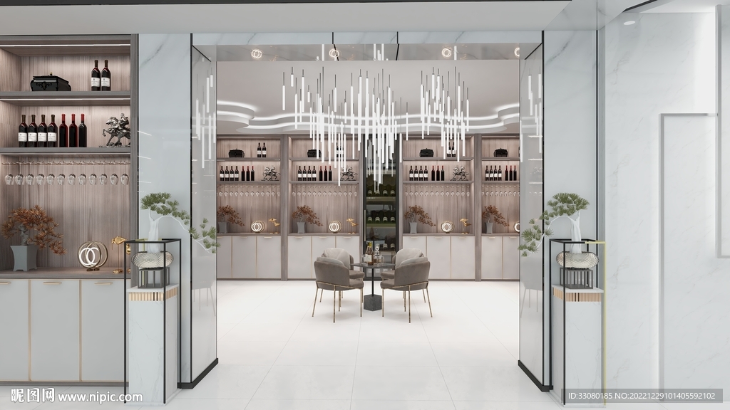 高级烟酒店效果图