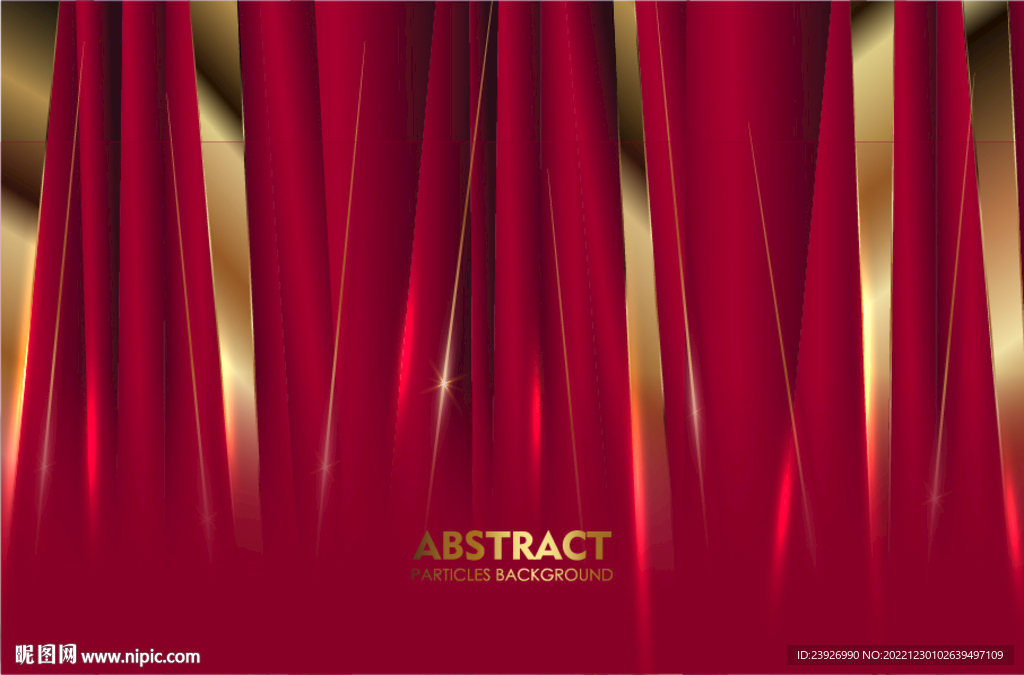 红色豪华条纹线条背景