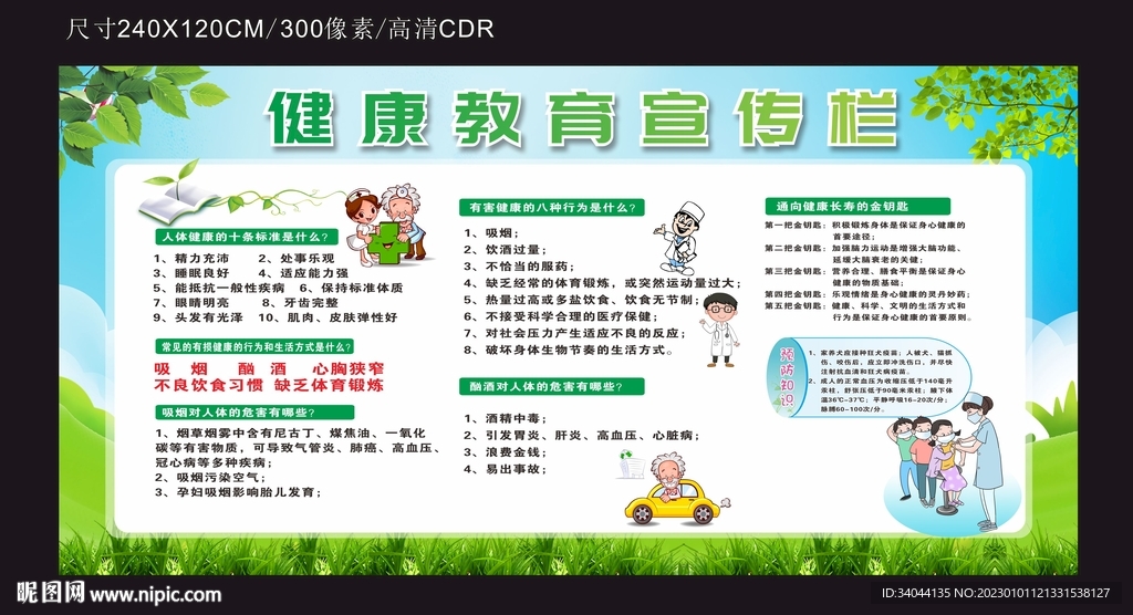 健康教育宣传栏