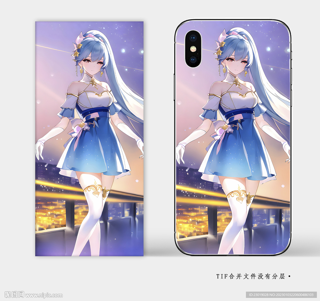 甜美女孩动漫插画