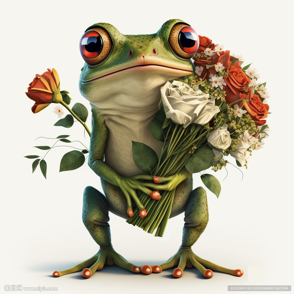 青蛙王子献花