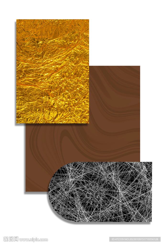 现代抽象几何装饰画