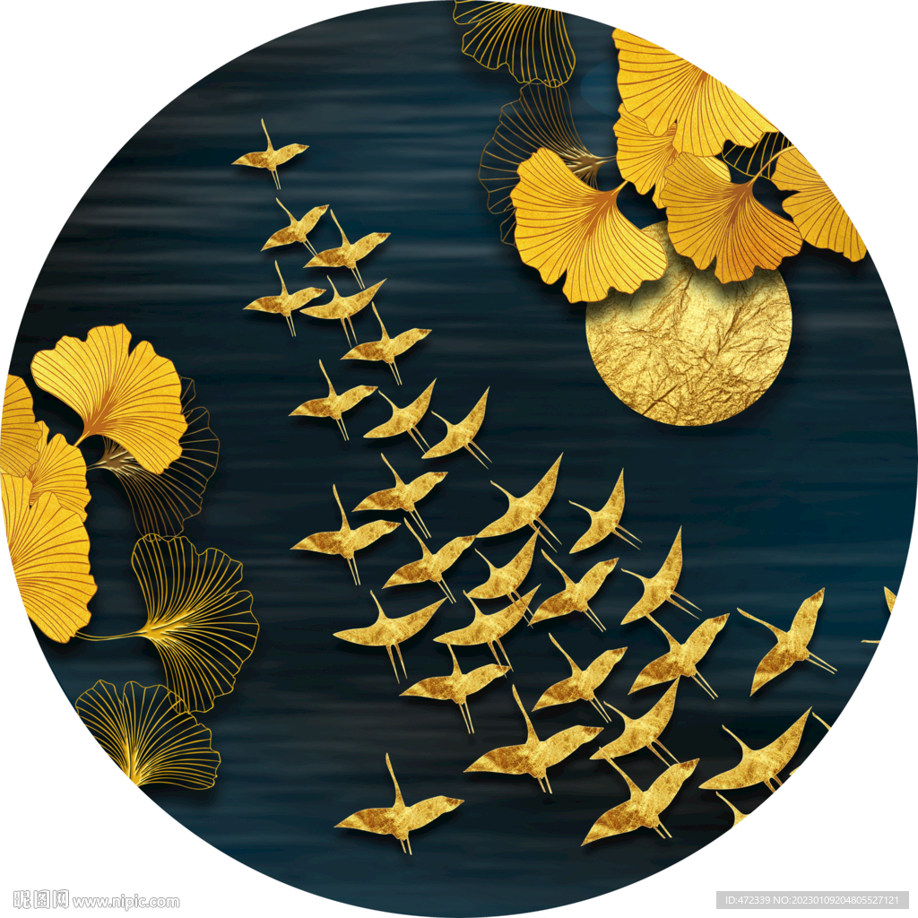 新中式仙鹤装饰画