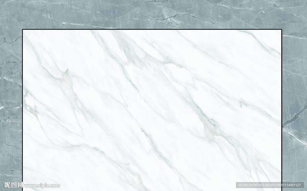 大理石纹理瓷砖北欧立体背景墙图