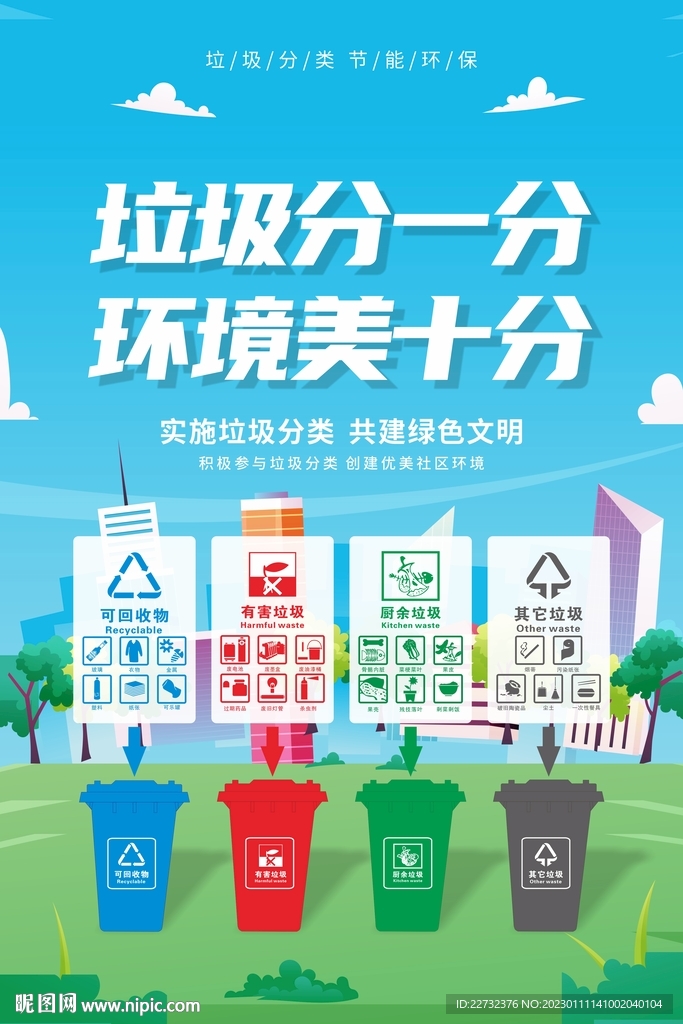 垃圾分类海报
