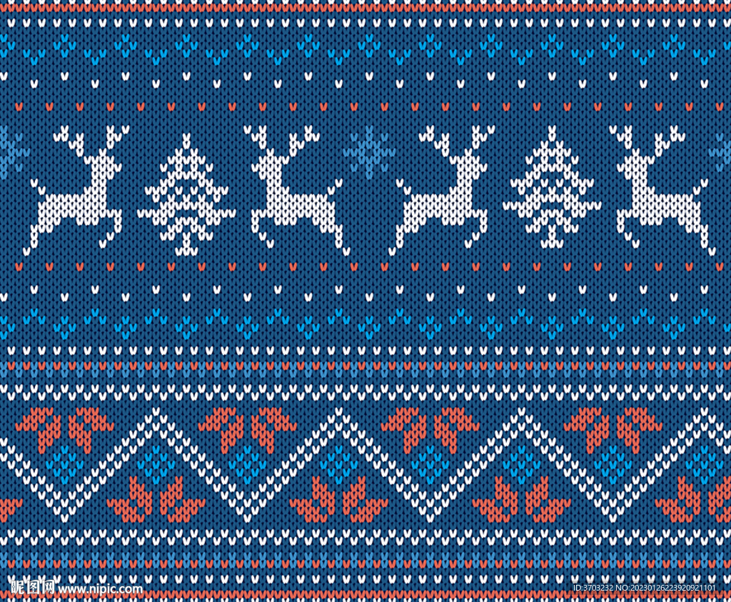 传统风格矢量布料图案