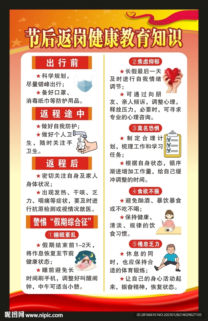 健康教育知识海报