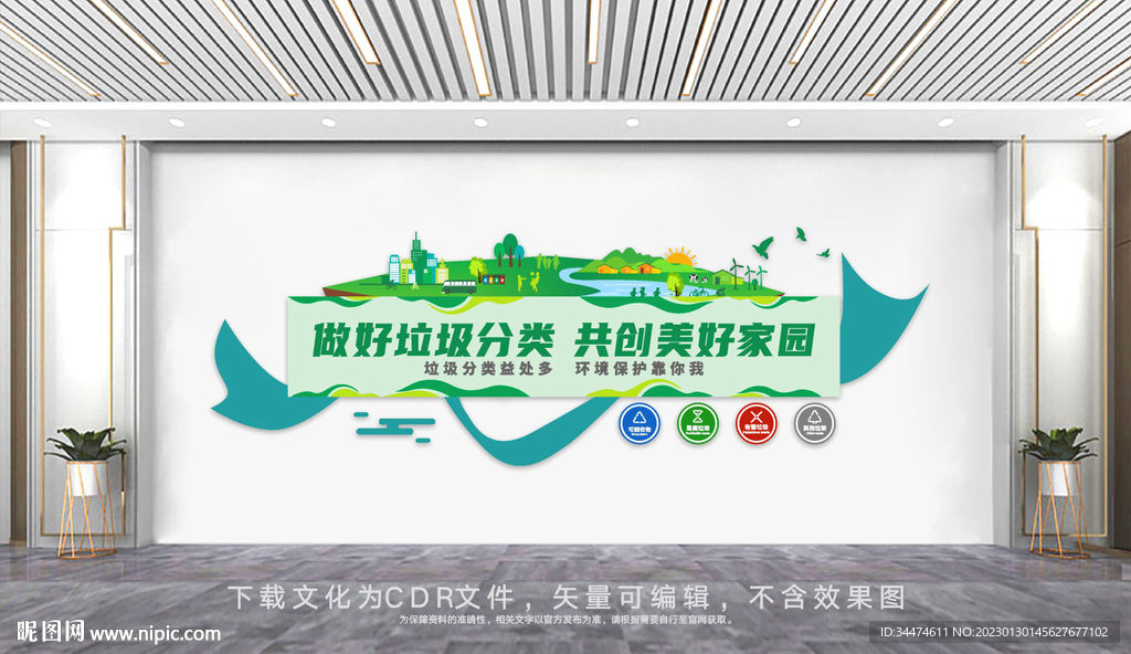 垃圾分类文化墙