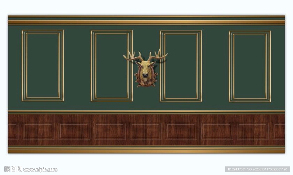 中式复古怀旧浮雕背景文化墙