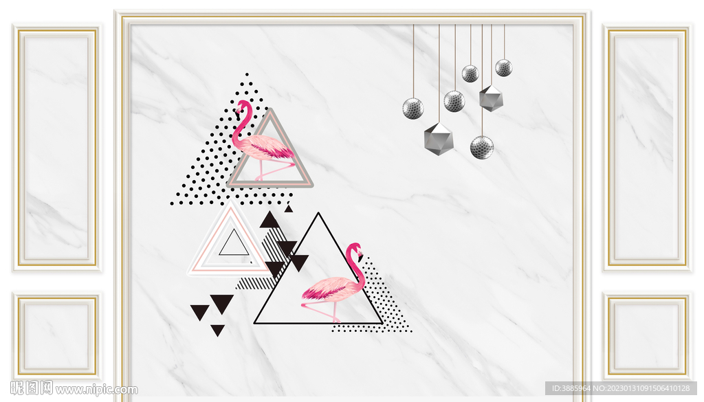 简约护墙板背景墙图片