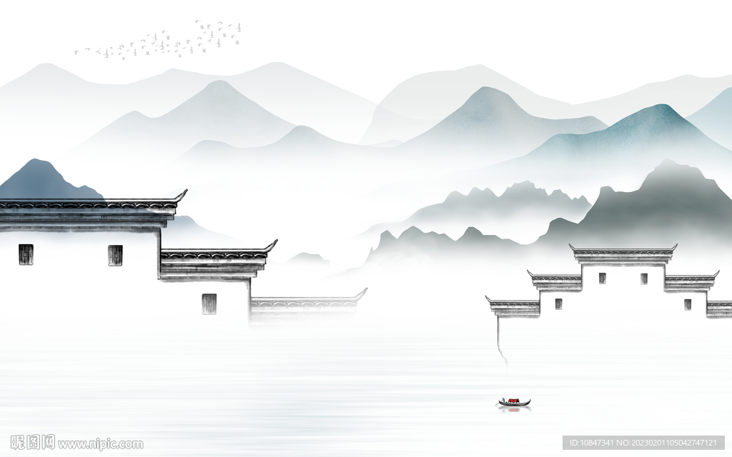 客厅 高端新山水画 TIf分层