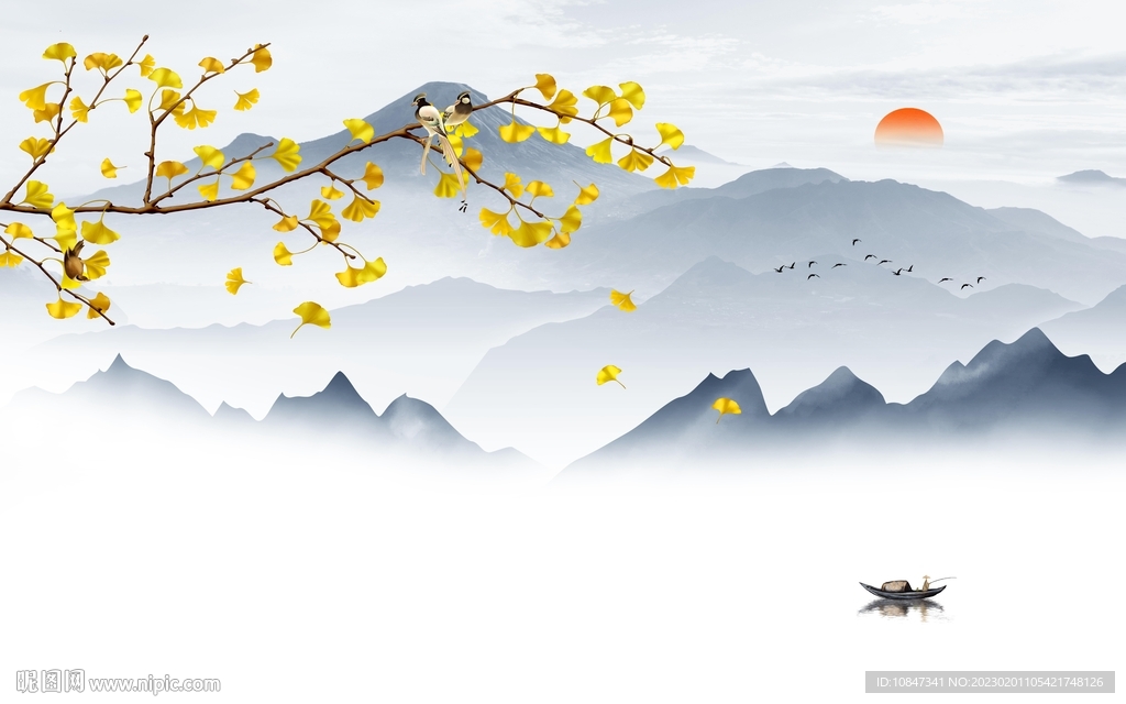 新款 高端新山水画 TIf分层