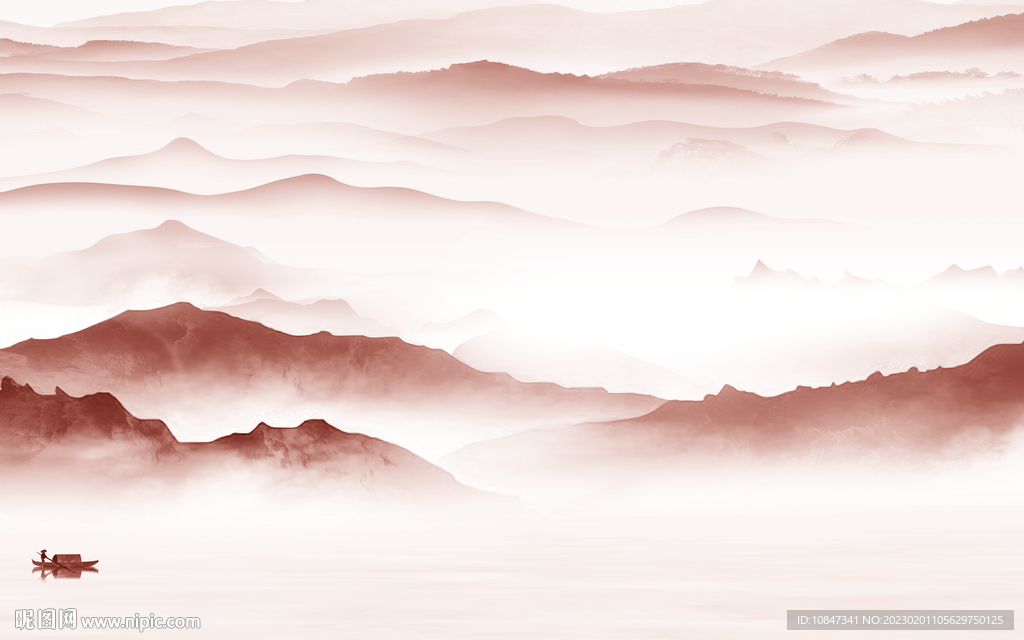 最新 高端新山水画 TIf分层