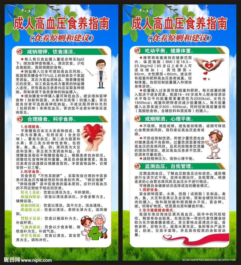 高血压知识展架