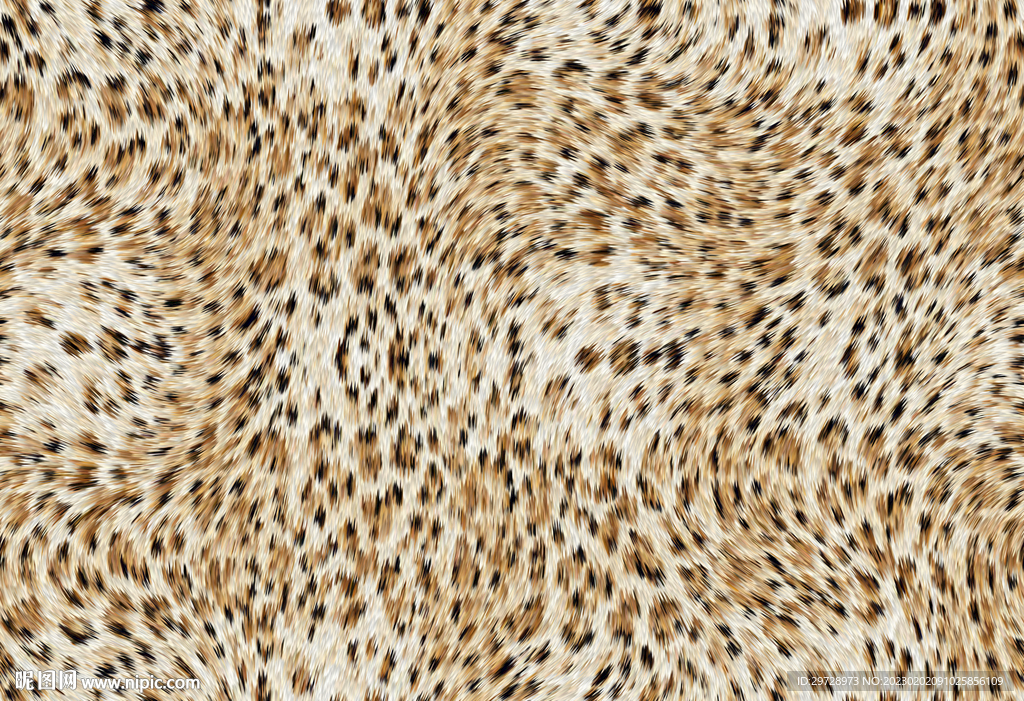 云纹撇丝豹纹图案