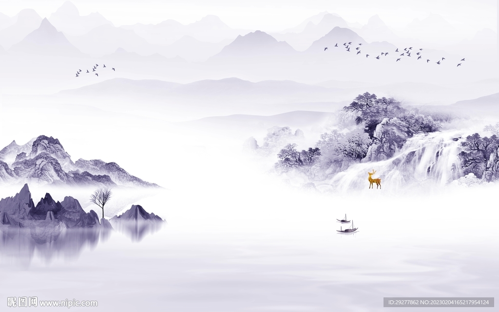 新品 新上架山水画 TiF分层