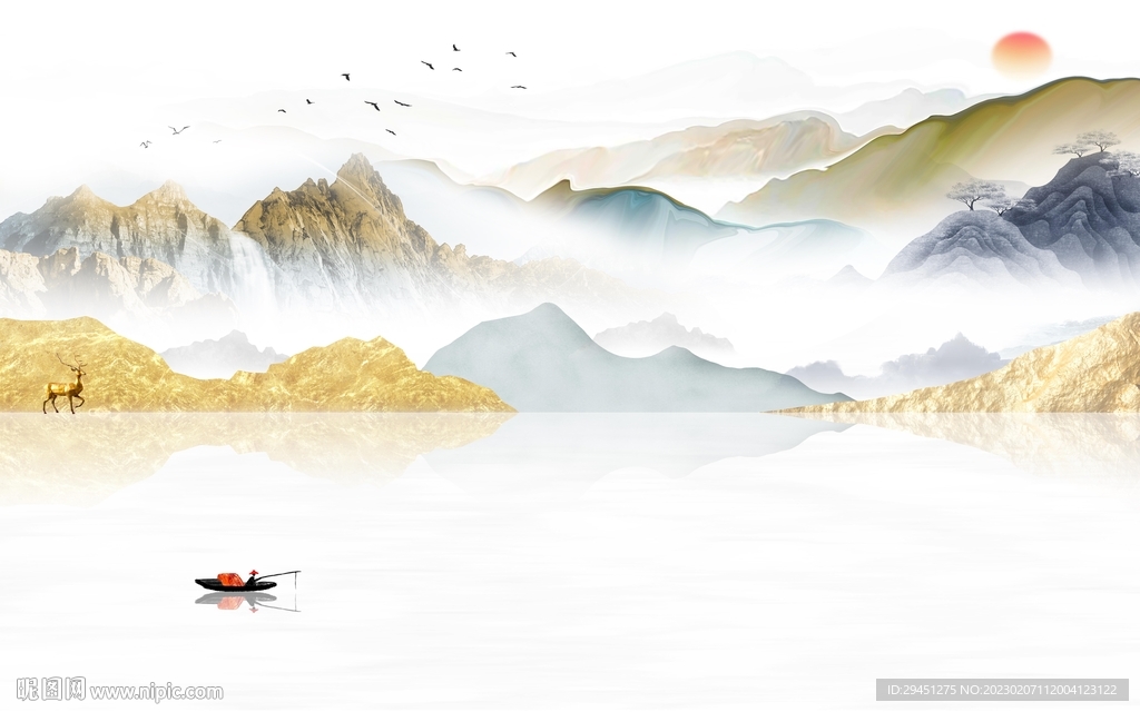 人气 高端大气山水 TiF分层