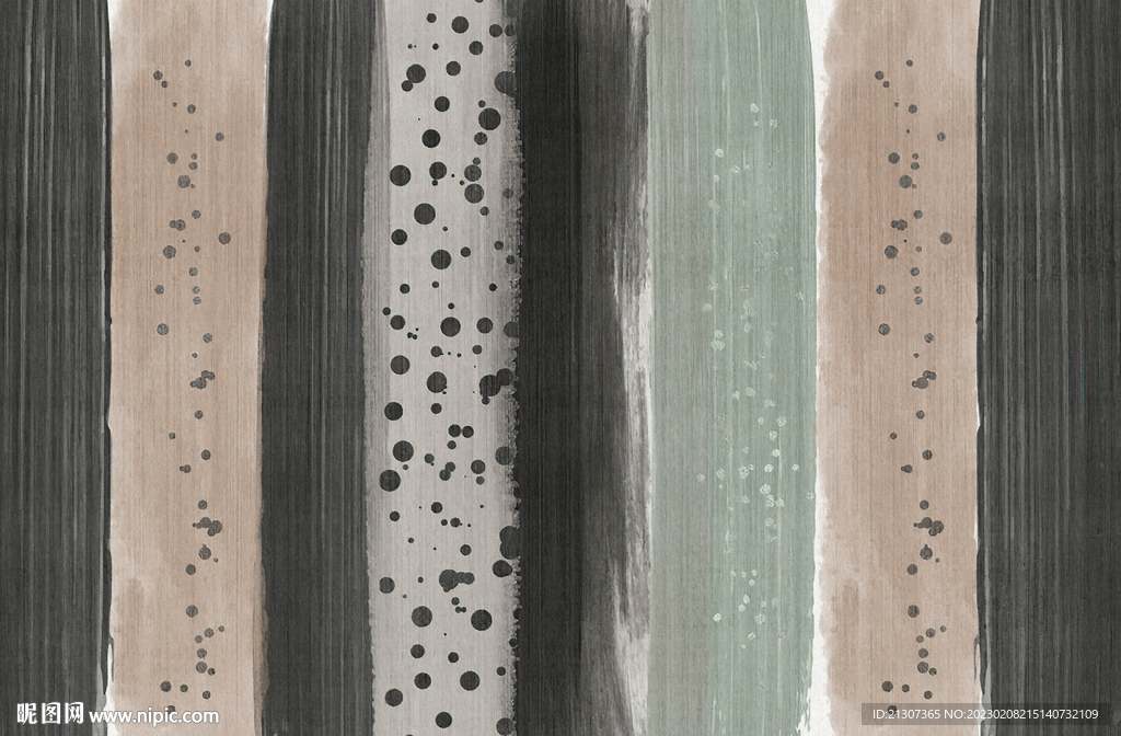 抽象色块地毯图案