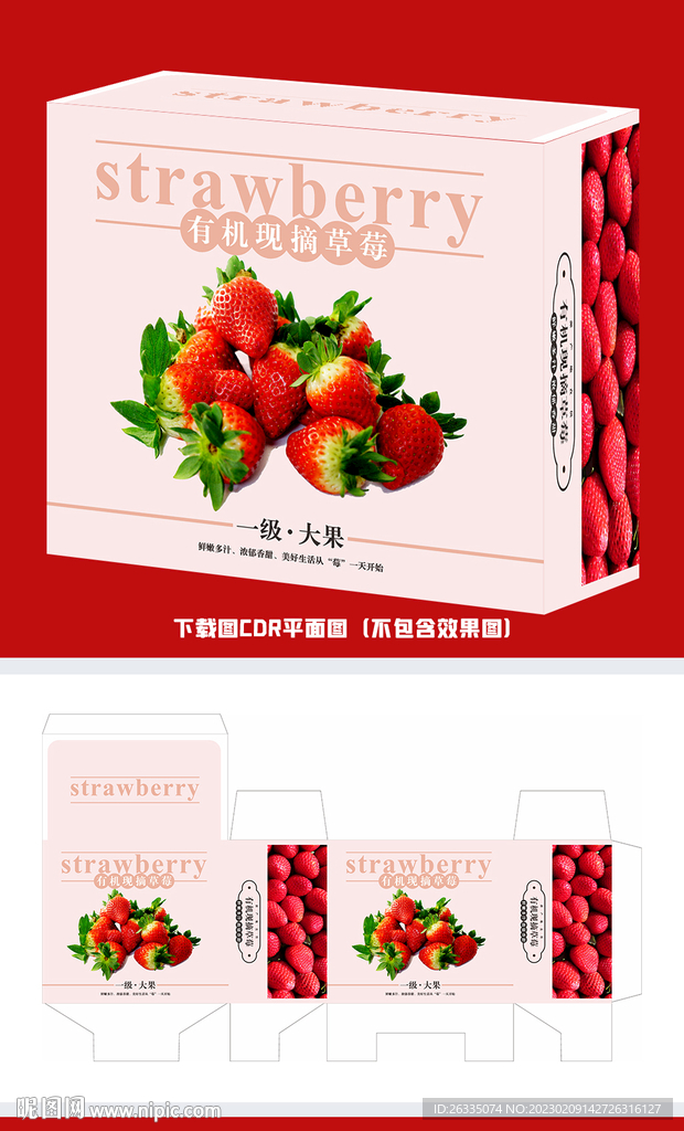 草莓包装