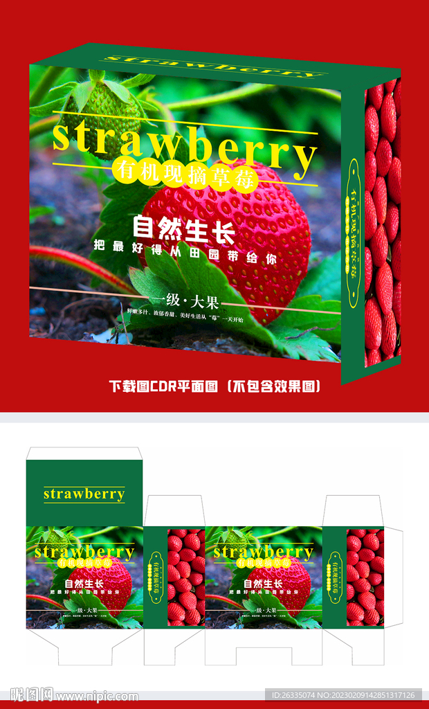 草莓包装