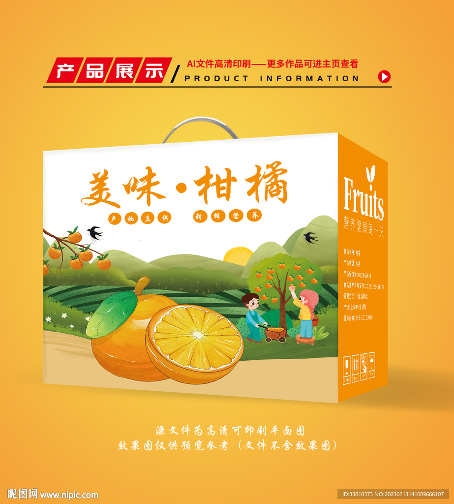 橘子包装 柑橘礼盒