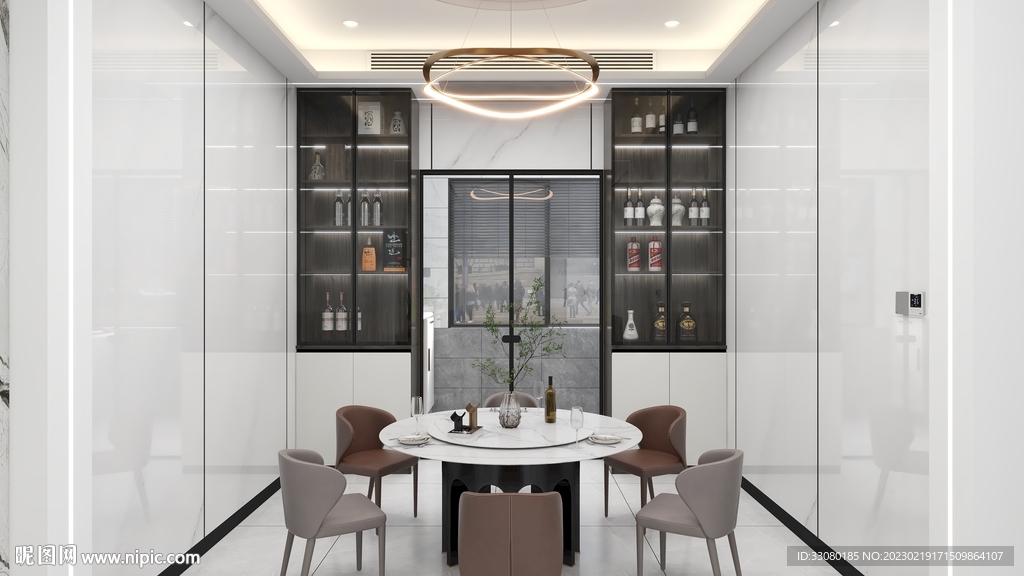 简约餐厅装修效果图