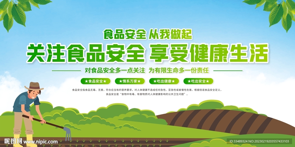 食品安全展板
